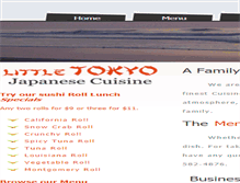 Tablet Screenshot of littletokyotexas.com
